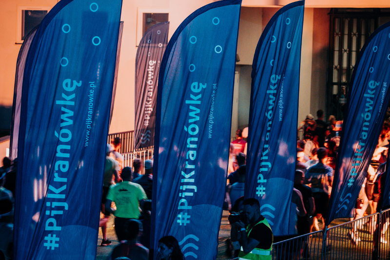 oficjalna woda biegu Tarczyński Wrocław Nocny Połmaraton - wrocławska kranówka