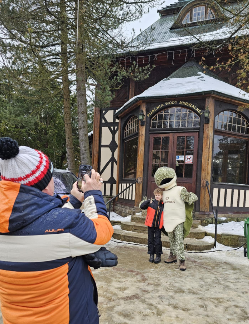 Pijalnia Wody Mineralnej w Świeradowie Zdroju żółwica Stefania z Hydropolis