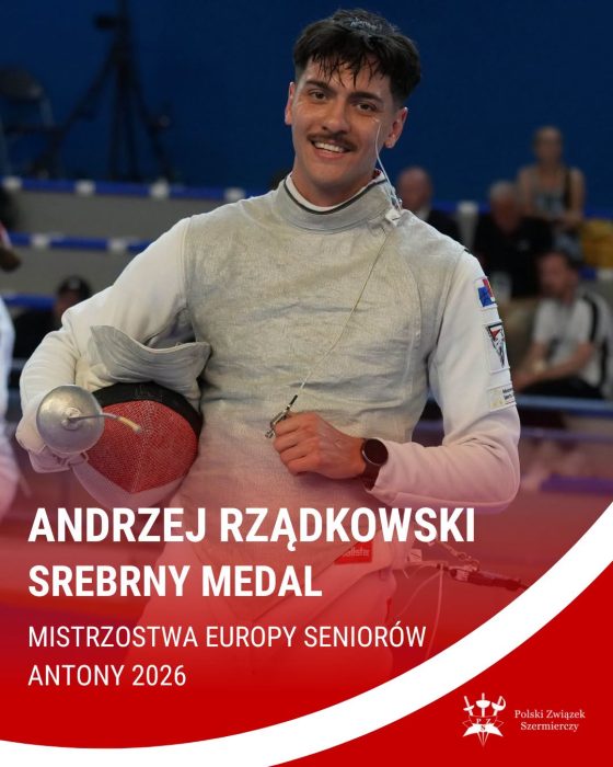 Andrzej Rządkowski srebrny Medal mistrzostwa Europy 2026