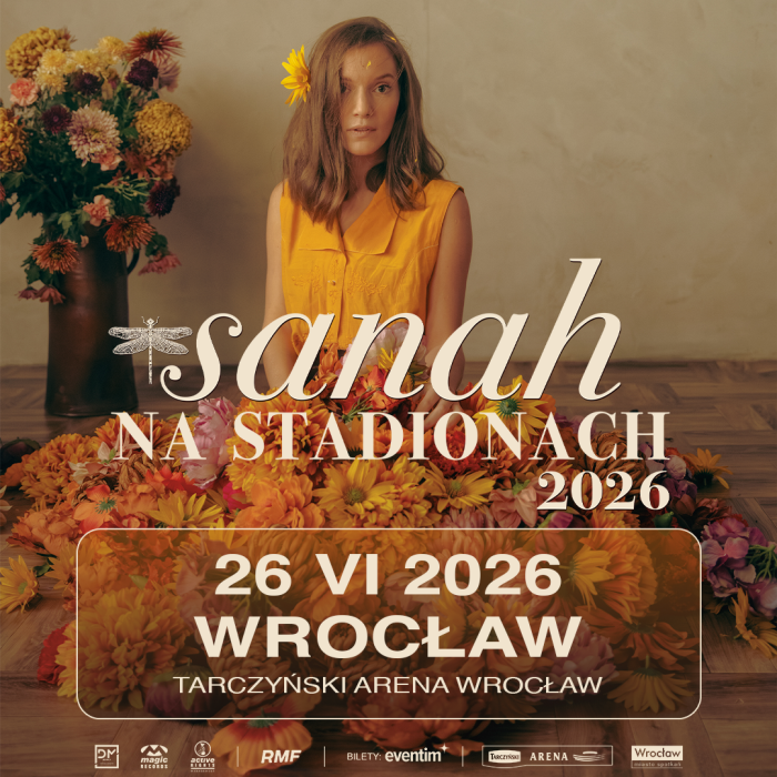 Sanah na stadionach 26.06.2026 Wrocław Tarczyński Arena