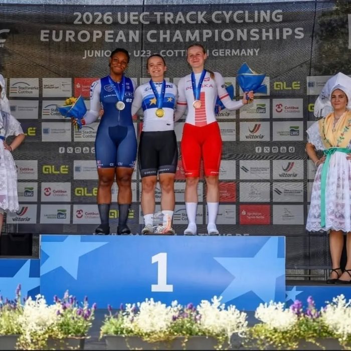 Ula Sipko, zdobyła brązowy medal Mistrzostw Europy w konkurencji 1 km ze startu zatrzymanego