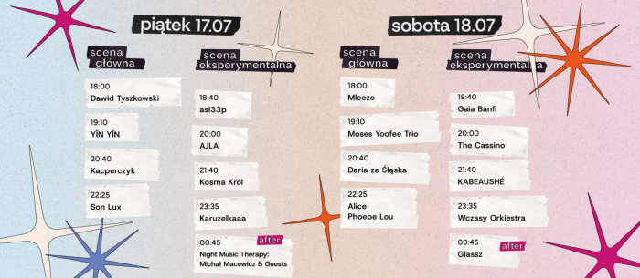 Program WroSound piątek-sobota 17-18.07